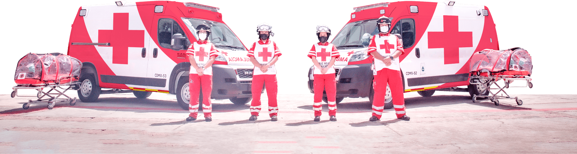 Equipo de trabajo Cruz Roja